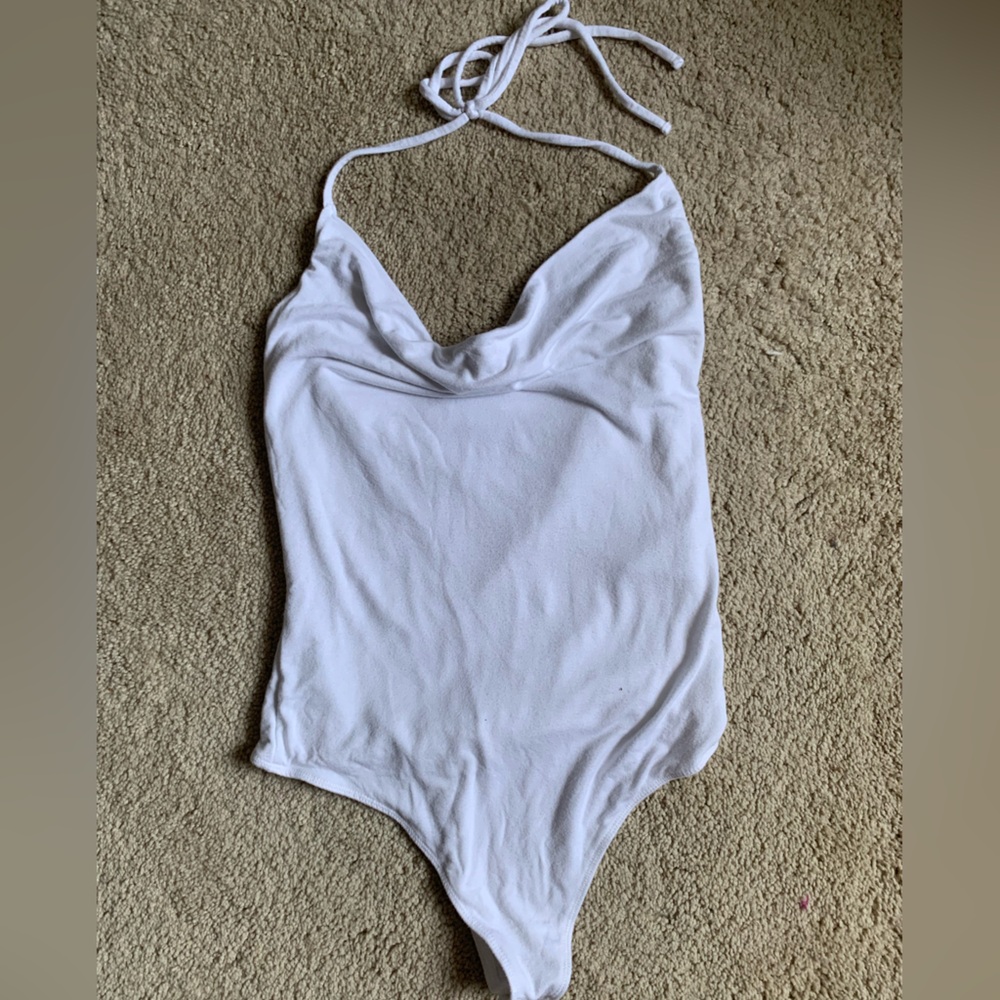 33. Abercrombie & Fitch cowlneck halter body suit